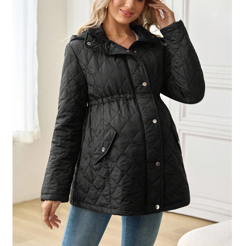 Women's Black Quilted Jacket